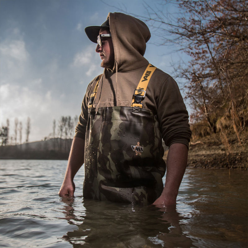 Vass Embroidered Khaki Hoodies