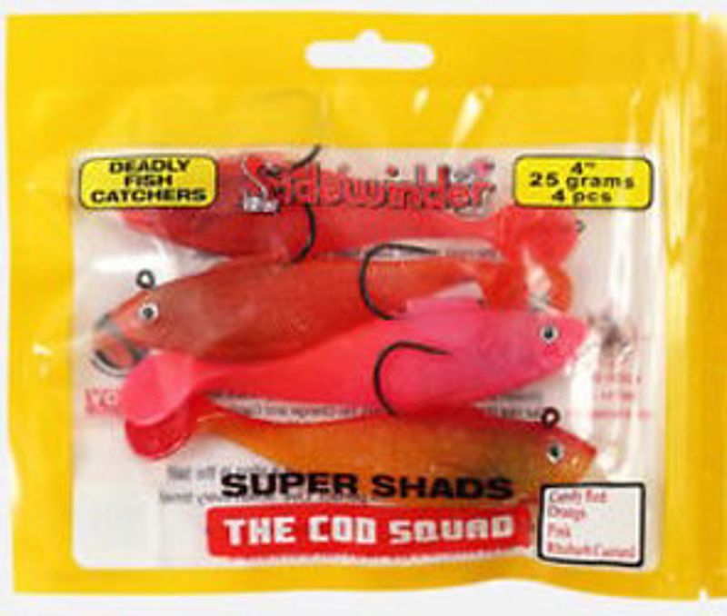 Sidewinder Super Shads Cod Squad Pack