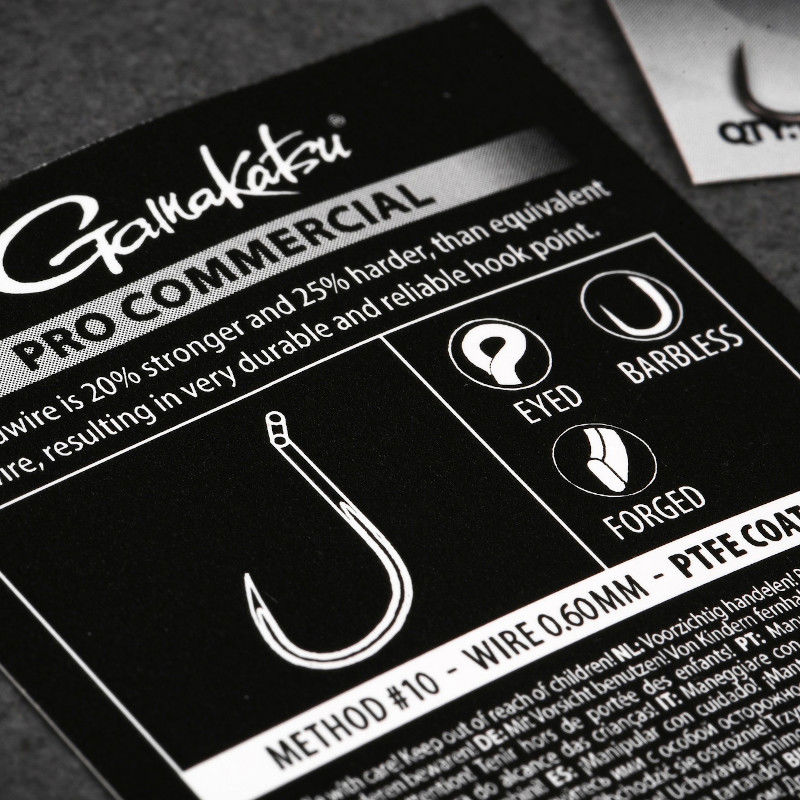 Gamakatsu Pro-C Method Eyed Barbless Hooks