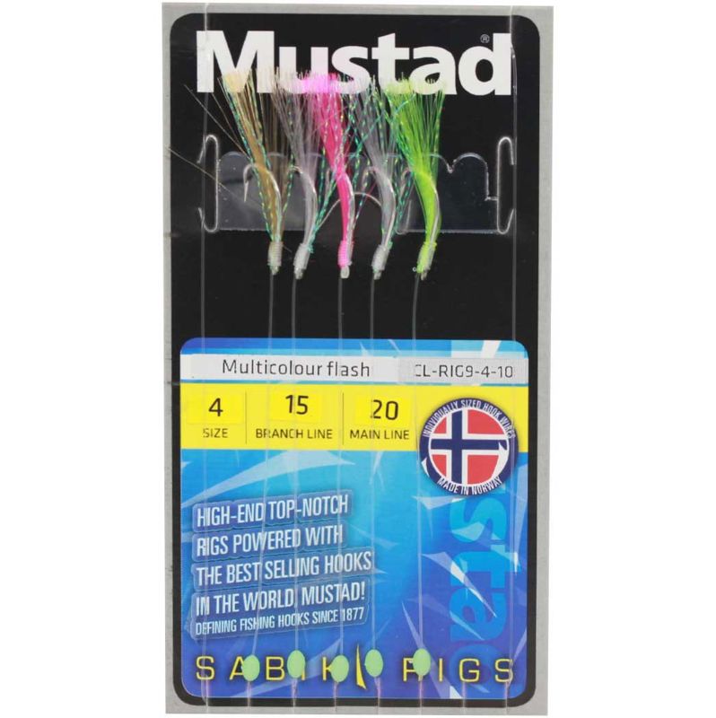 Mustad Multicolour Flash Rigs