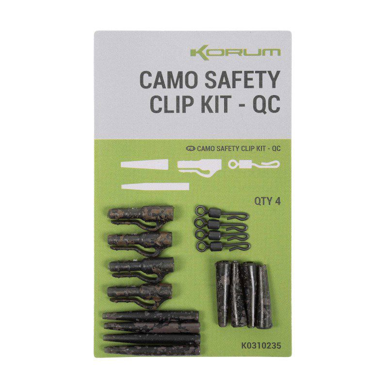 Korum Camo QC Safety Clip Kit