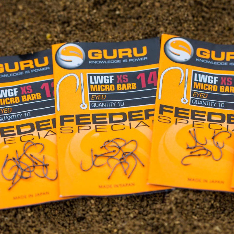 Guru LWGF Feeder Special XS Eyed Hooks