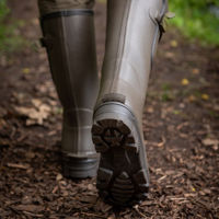 Fox Neoprene Lined Camo/Khaki Rubber Boots