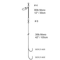 Cox & Rawle Boat Pennel Rig 3/0