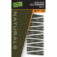 Fox Edges Naturals Size 7 Lead Clip Tail Rubbers