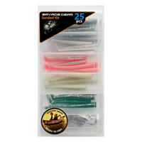 Savage Gear Sandeel Kit Mixed Colours 25pcs