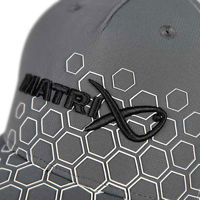 Matrix Hex Print Grey Baseball Cap