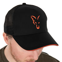 Fox Collection Trucker Cap Black & Orange