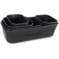 Matrix EVA Stacking Bait Tubs Complete Set