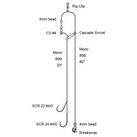 Cox & Rawle Heavy Duty Ray Rig 4/0