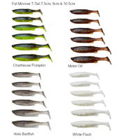 Savage Gear Fat Tail Minnow T-Tail Kit Mixed Colours 36pcs