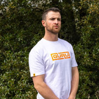 Guru Gradient Connect Tee White