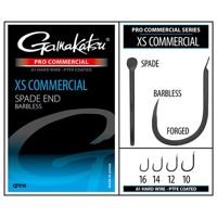 Gamakatsu Pro-C XS Commercial Spade Barbless Hooks