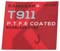 Kamasan T911 Barbless PTFE Coated Hooks