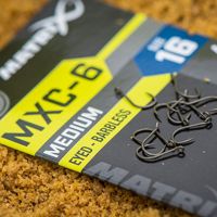 Matrix MXC-6 Medium Eyed Barbless Hooks