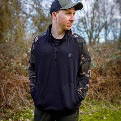 Fox LW Black/Camo QTR Zip Pullover