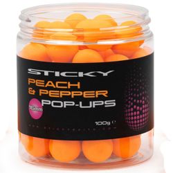 Sticky Baits Peach & Pepper Pop Ups