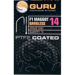 Guru F1 Maggot Hooks Barbless