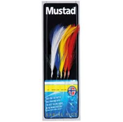 Mustad 5 Hook Multi Colour Feathers Rig