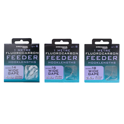 Drennan Fluoro Feeder Wide Gape Hooklengths