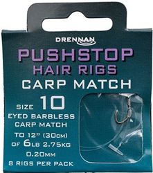 Drennan Pushstop Hair Rigs Carp Match