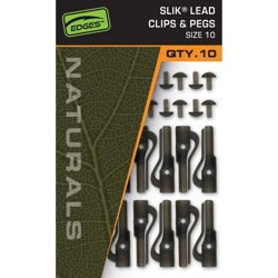 Fox Edges Naturals Size 10 Slik Lead Clip & Pegs