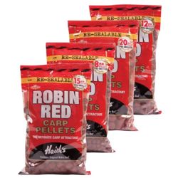 Dynamite Baits Robin Red Pellets Pre-Drilled 900g 