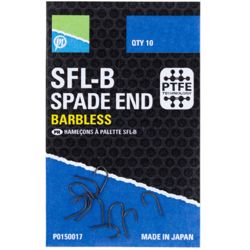 Preston Innovations SFL-B Barbless Spade End Hooks