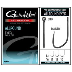 Gamakatsu Pro-C Allround Eyed Barbless Hooks