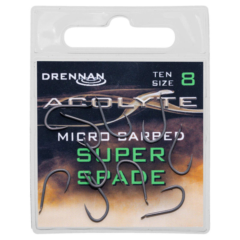 Drennan Acolyte Super Spade Micro Barbed Hooks