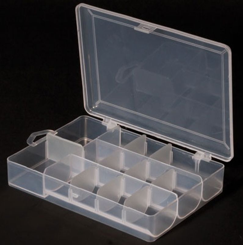 Leeda Clear Compartment Tackle Box