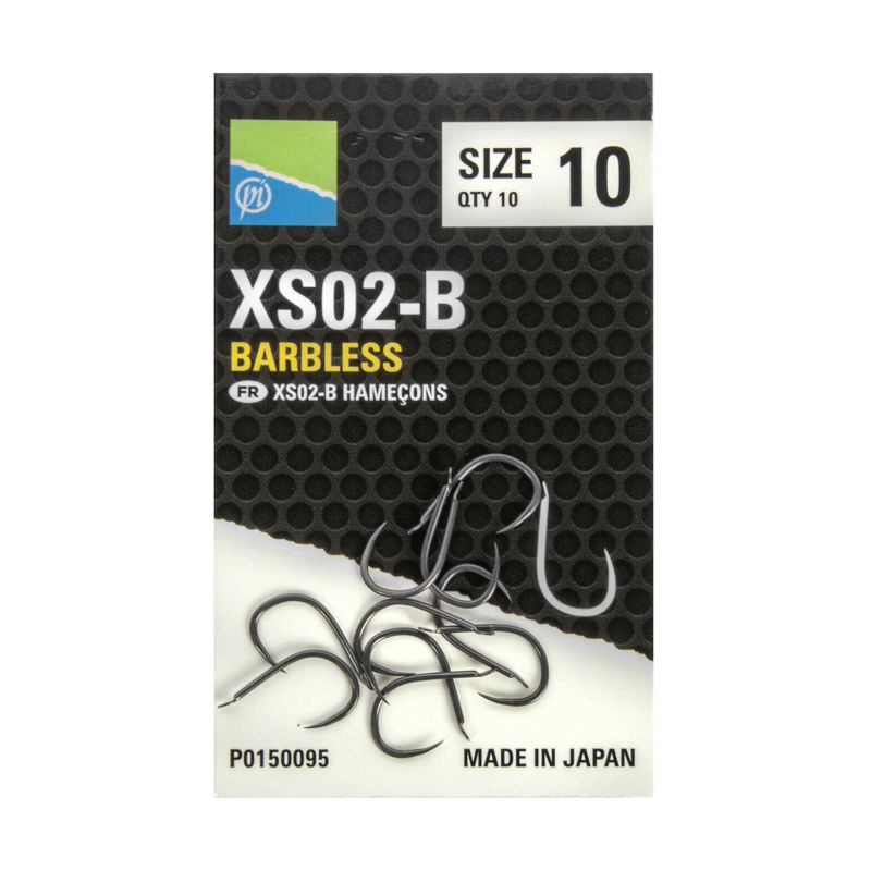 Preston Innovations XS02-B Barbless Hooks