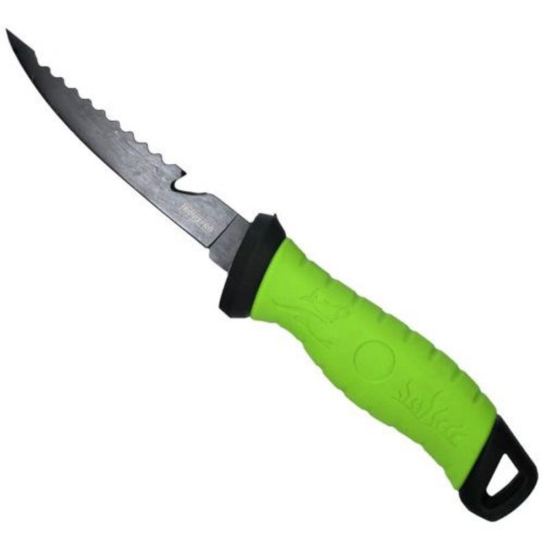 TronixPro Green Fillet Knife & Scaler 5inch