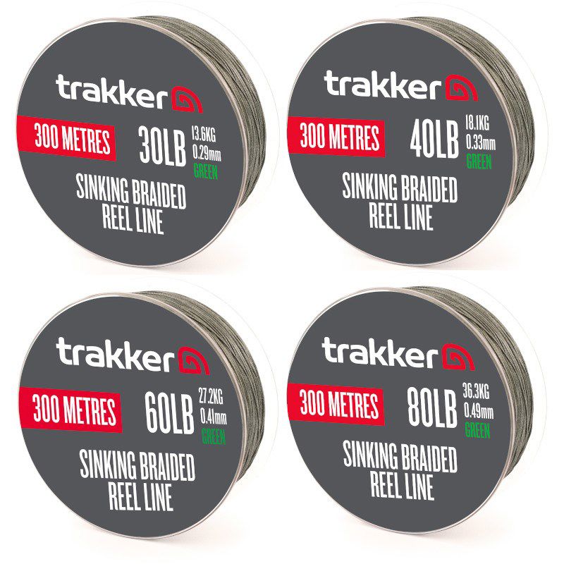 Trakker Sinking Braided Reel Line 300m