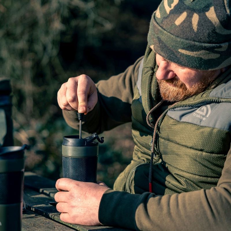 Trakker Armolife Thermal Coffee Press Mug