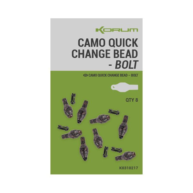 Korum Camo Quick Change Bolt Bead