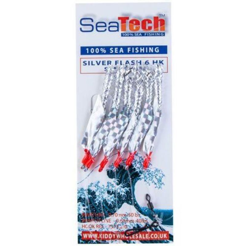 Sea Tech Mackerel 6HK Silver Flash Lures 