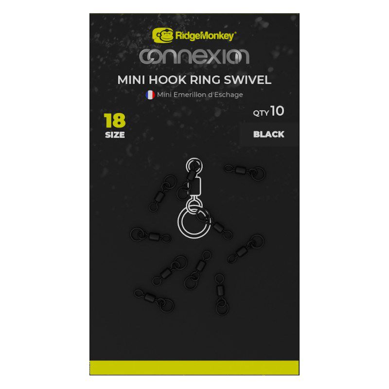 Ridge Monkey Connexion Mini Hook Ring Swivels