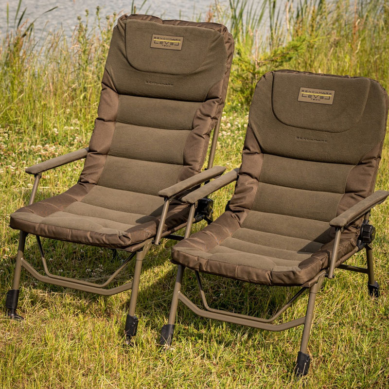 Avid Carp Benchmark Leveltech Hi-Back Recliner Chair