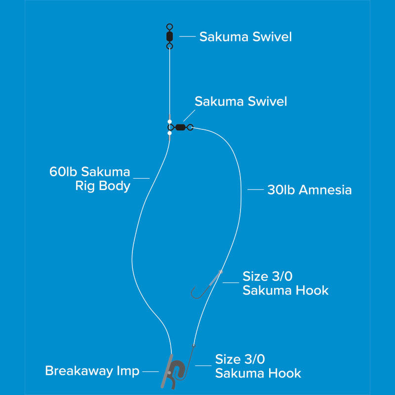 Sakuma Clipped Down Pennel Rig