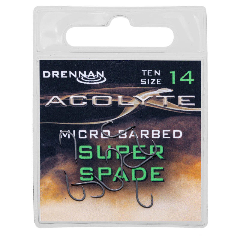 Drennan Acolyte Super Spade Micro Barbed Hooks