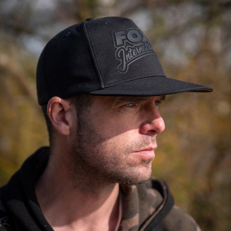 Fox Black/Camo Flat Peak Snapback Cap