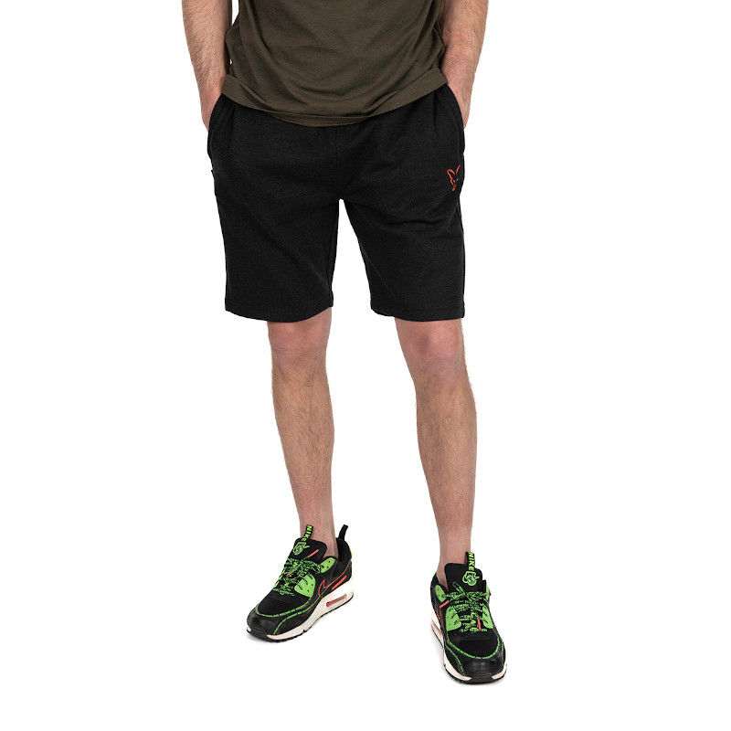 Fox Collection LW Jogger Shorts Black & Orange