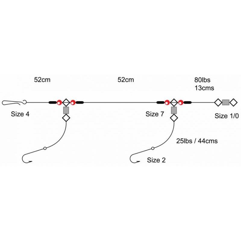 Axia 2 Hook Flapper Rigs