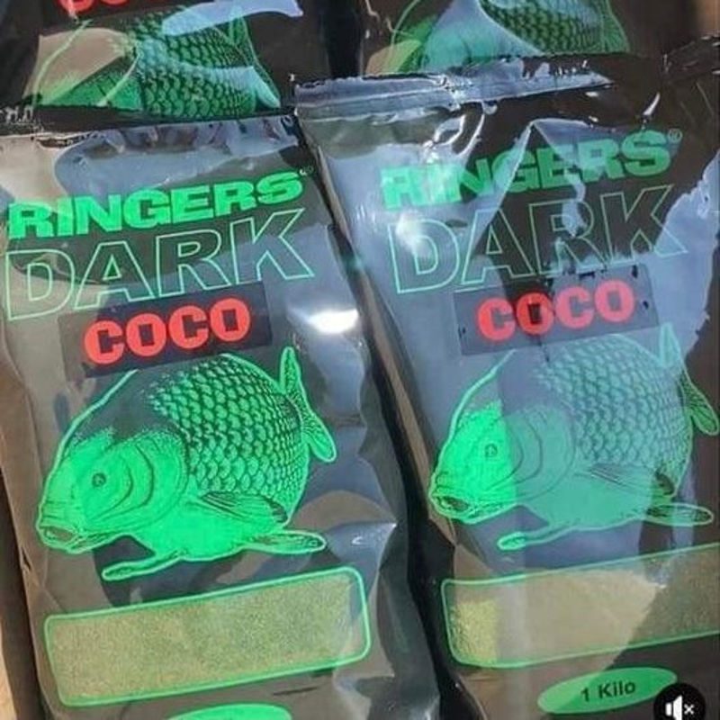 Ringers Dark Coco Groundbait 1kg