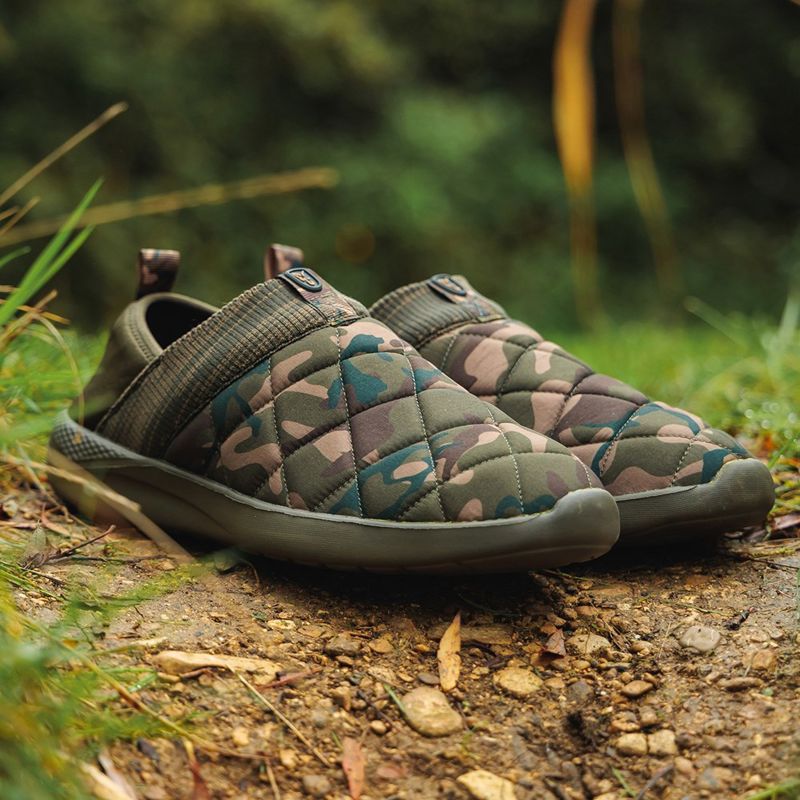 Fox Camo/Khaki Bivvy Slippers