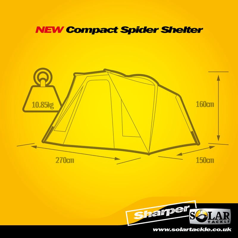 Solar Tackle Compact Spider Shelter