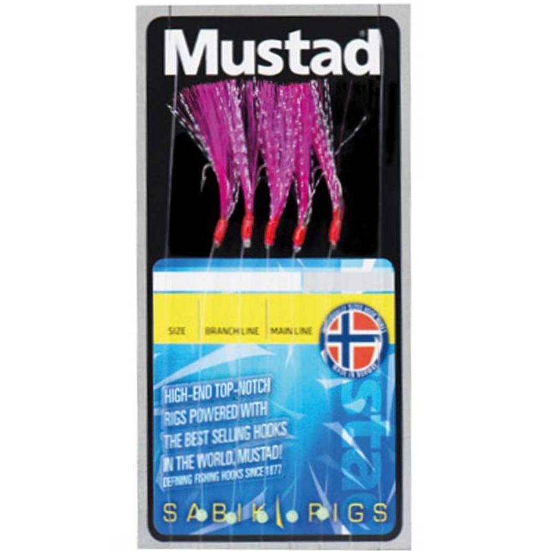 Mustad Fluo Pink Flasher Rigs