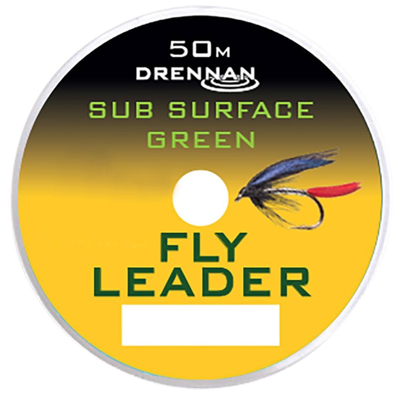 Drennan Subsurface Green Fly Leader 50m