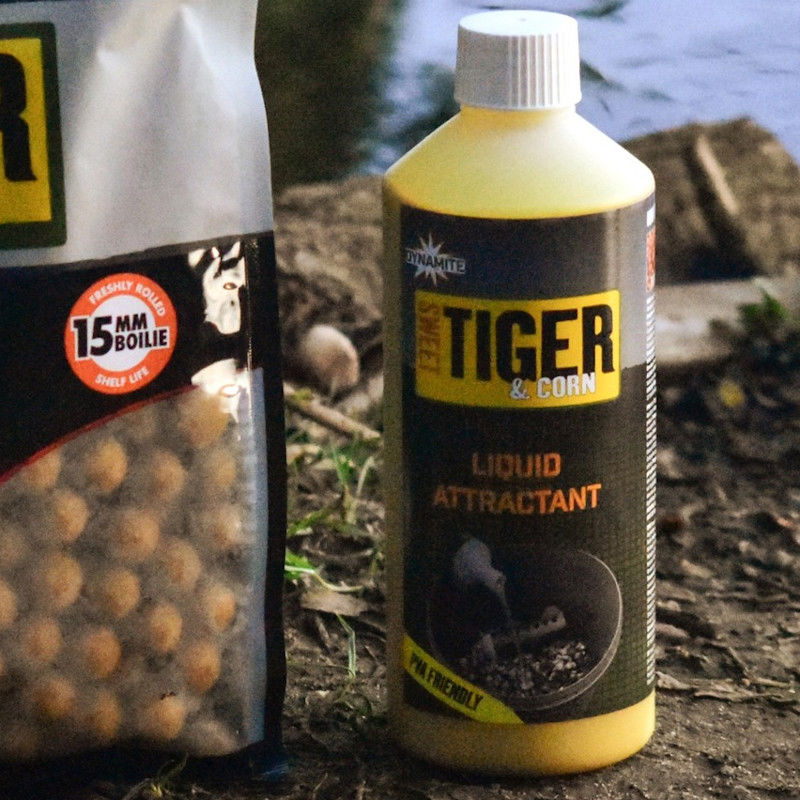 Dynamite Baits Sweet Tiger & Corn Liquid Attractant 500ml